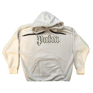 Palm Angels‎ Hoodie Mens Large Gothic Pullover Sweatshirt Streetwear Back Hit